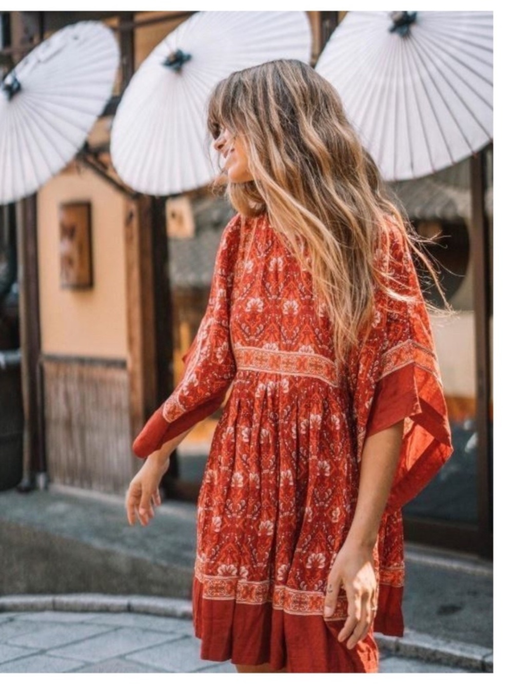 Spell & The Gypsy Jewel Tunic Dress in Red Size XXS